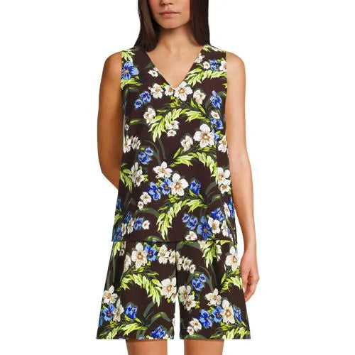 Women's Creaseless V-neck Sleeveless Top