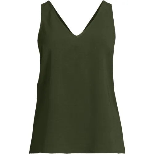 Women's Creaseless V-neck Sleeveless Top