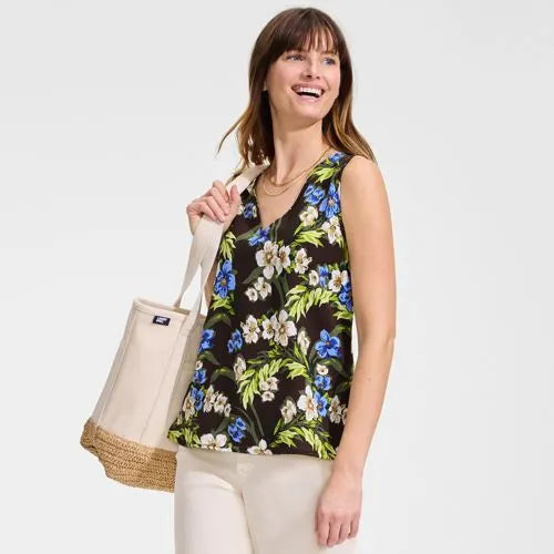 Women's Creaseless V-neck Sleeveless Top