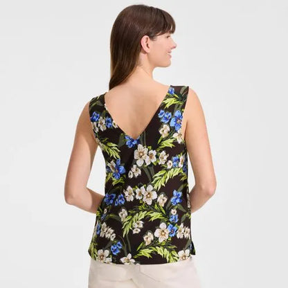 Women's Creaseless V-neck Sleeveless Top