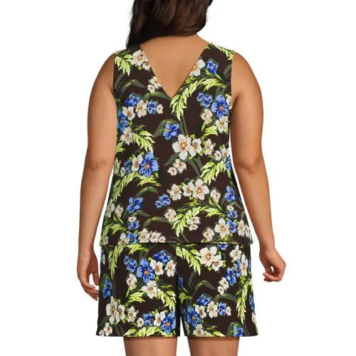 Women's Creaseless V-neck Sleeveless Top