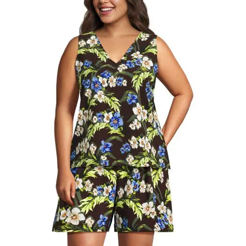 Women's Creaseless V-neck Sleeveless Top