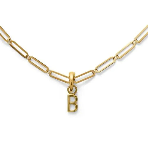Water-Resistant Letter Charm