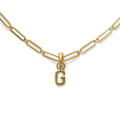 Water-Resistant Letter Charm