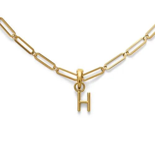 Water-Resistant Letter Charm
