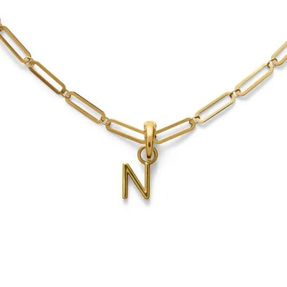 Water-Resistant Letter Charm
