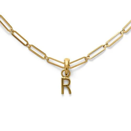 Water-Resistant Letter Charm
