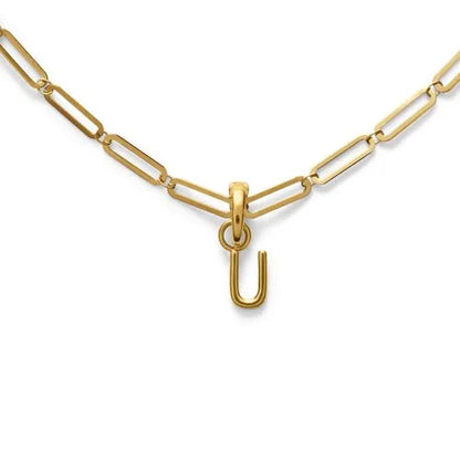 Water-Resistant Letter Charm