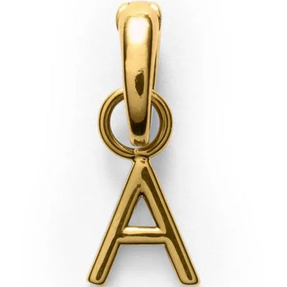 Water-Resistant Letter Charm