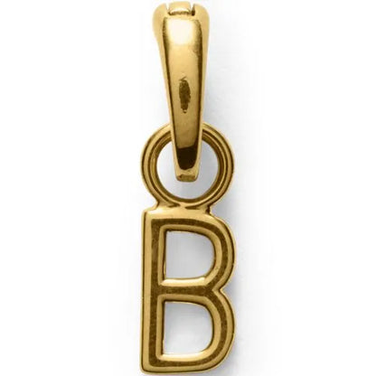 Water-Resistant Letter Charm