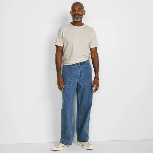 Men's Relaxed Denim Utility Pant