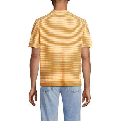Men's Short Sleeve Cotton Linen Tee