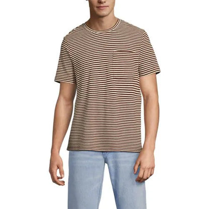 Men's Short Sleeve Cotton Linen Tee
