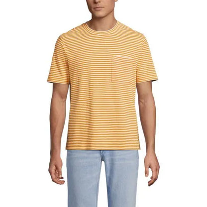 Men's Short Sleeve Cotton Linen Tee