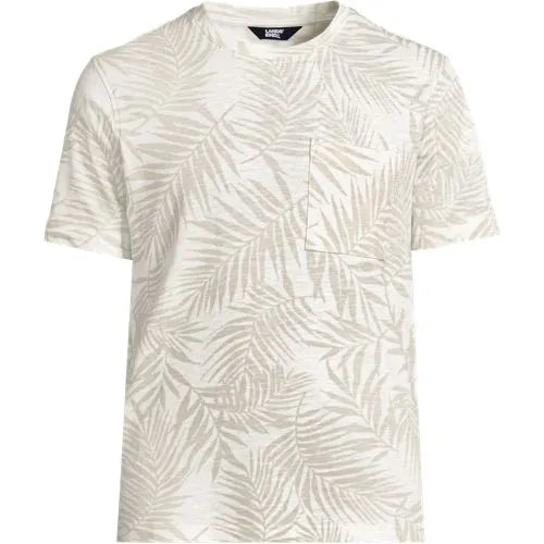 Men's Short Sleeve Cotton Linen Tee