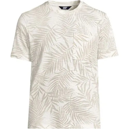 Men's Short Sleeve Cotton Linen Tee