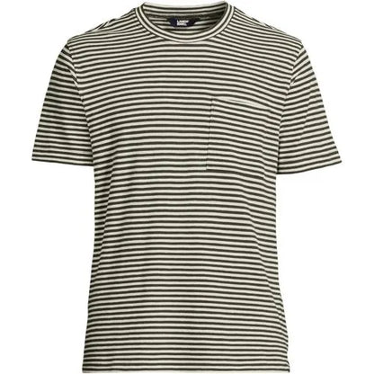 Men's Short Sleeve Cotton Linen Tee