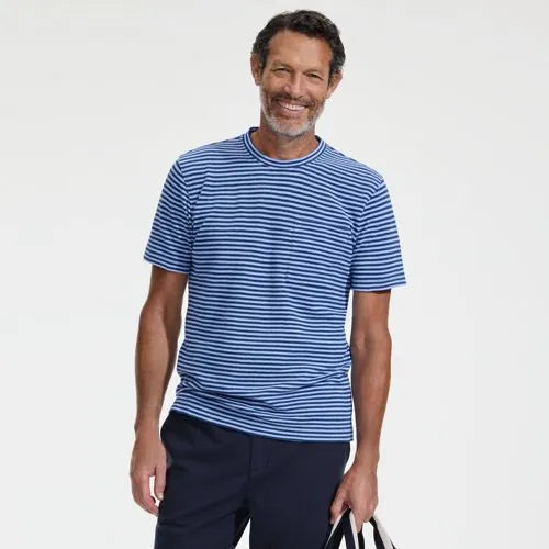 Men's Short Sleeve Cotton Linen Tee