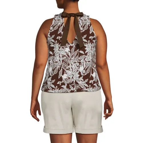 Women's Lightweight Jersey Blouson V-neck Tank