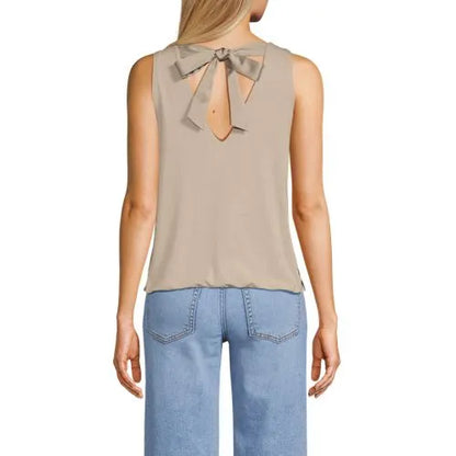 Women's Lightweight Jersey Blouson V-neck Tank