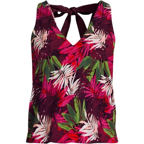Women's Lightweight Jersey Blouson V-neck Tank