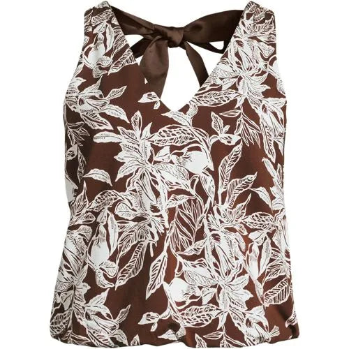 Women's Lightweight Jersey Blouson V-neck Tank
