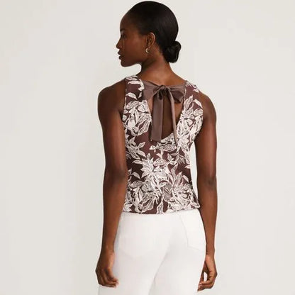 Women's Lightweight Jersey Blouson V-neck Tank