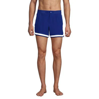 Men's 5" Quick Dry Striped Pull on Board Short