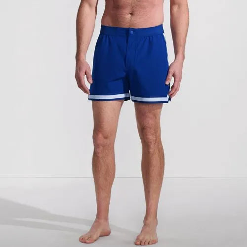 Men's 5" Quick Dry Striped Pull on Board Short