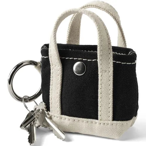 Micro Canvas Tote Charm