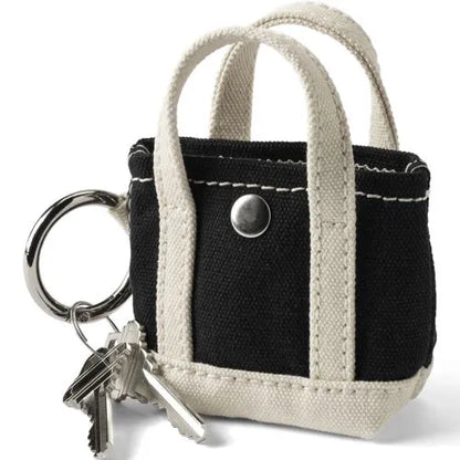 Micro Canvas Tote Charm