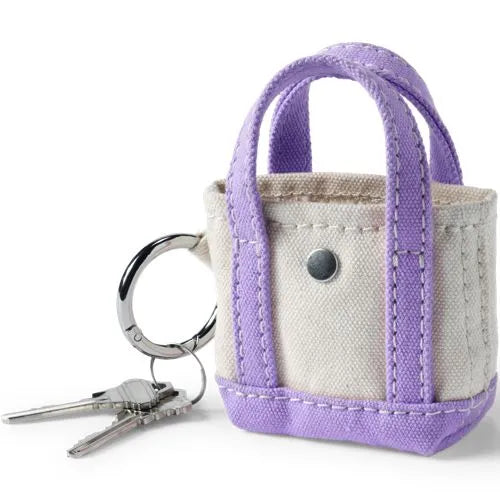 Micro Canvas Tote Charm