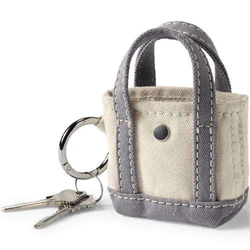 Micro Canvas Tote Charm