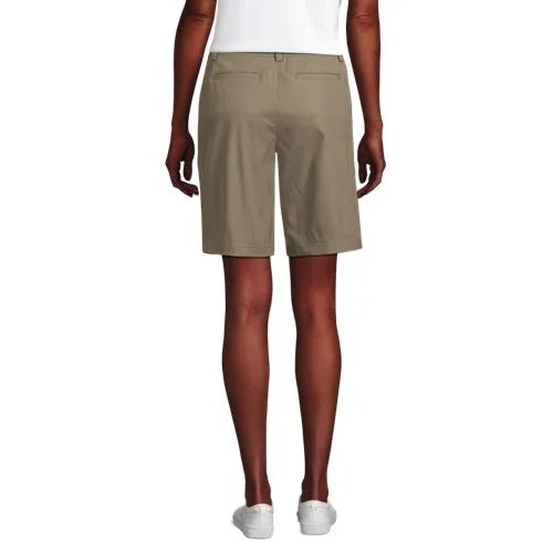 School Uniform Women's Active Performance 9" Chino Shorts