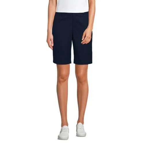 School Uniform Women's Active Performance 9" Chino Shorts