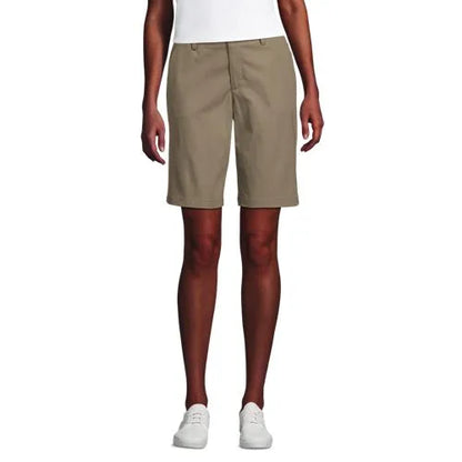 School Uniform Women's Active Performance 9" Chino Shorts