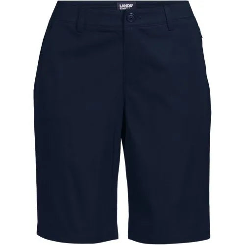 School Uniform Women's Active Performance 9" Chino Shorts