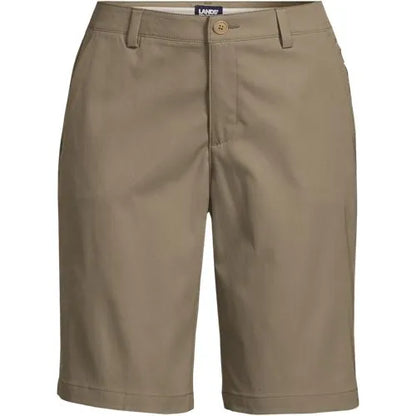 School Uniform Women's Active Performance 9" Chino Shorts