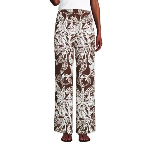 Women's Rayon High Rise Wide Leg Pants - Set Bottom