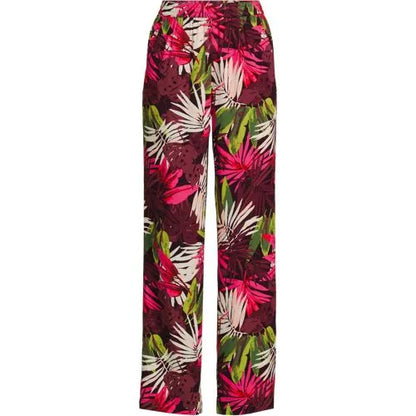 Women's Rayon High Rise Wide Leg Pants - Set Bottom