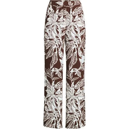 Women's Rayon High Rise Wide Leg Pants - Set Bottom