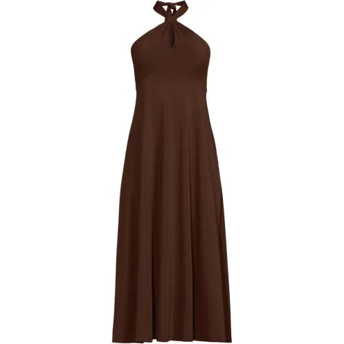 Women's Cotton Modal Halter Midi Dress