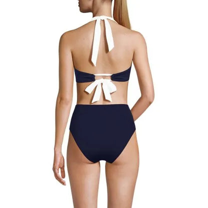 Women's Seamed Halter Bikini Top