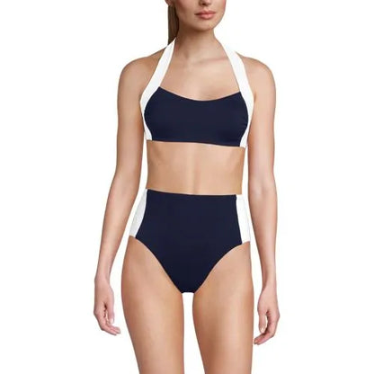 Women's Seamed Halter Bikini Top