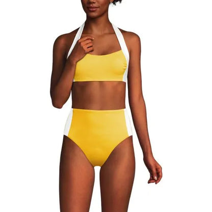 Women's Seamed Halter Bikini Top