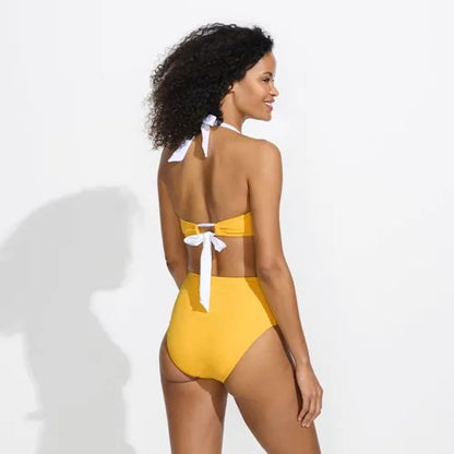 Women's Seamed Halter Bikini Top