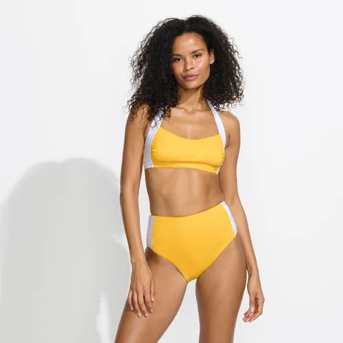 Women's Seamed Halter Bikini Top