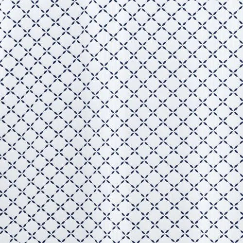 Embroidered Diamond Double Voile Quilt