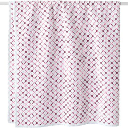 Embroidered Diamond Double Voile Quilt