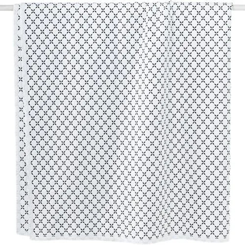 Embroidered Diamond Double Voile Quilt